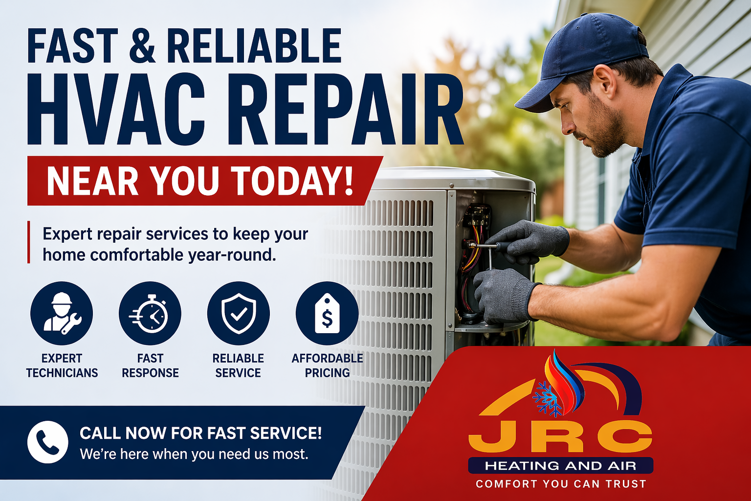 HVAC Repair Near Me: Fast & Reliable Service You Can Trust (2026 Guide)